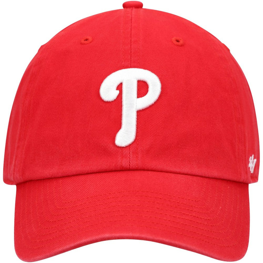 Philadelphia Phillies Clean Up Adjustable Hat - Red | 47 brand