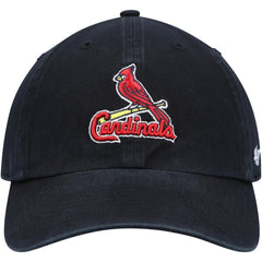 St. Louis Cardinals Clean Up Adjustable Hat - Black | 47 brand