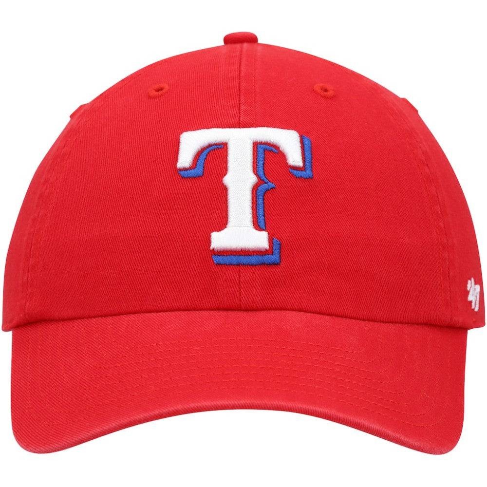 Texas Rangers Clean Up Adjustable Hat - Red | 47 brand