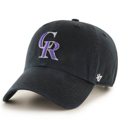 Colorado Rockies Clean Up Adjustable Hat - Black | 47 brand