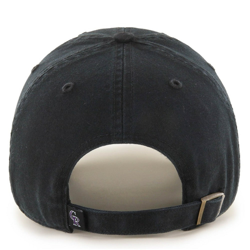 Colorado Rockies Clean Up Adjustable Hat - Black | 47 brand