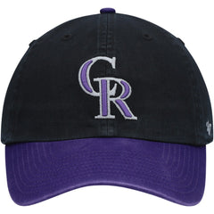 Colorado Rockies Clean Up Adjustable Hat - Black | 47 brand