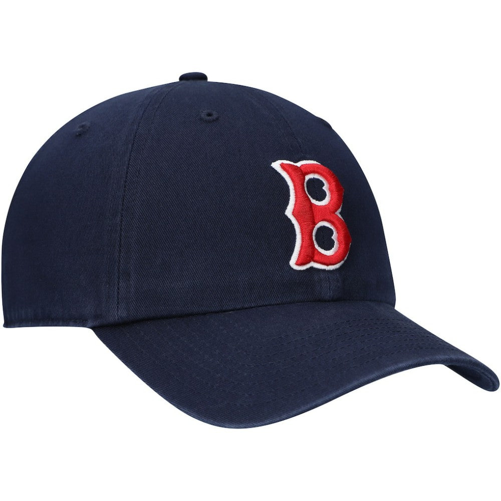 Boston Red Sox 1946 Logo Cooperstown Collection Clean Up Adjustable Hat - Navy | 47 brand