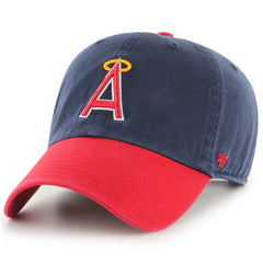 California Angels 1997 Halo Logo Cooperstown Collection Clean Up Adjustable Hat - Navy | 47 brand