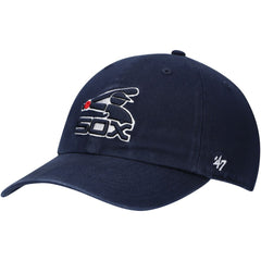 Chicago White Sox 1983 Logo Cooperstown Collection Clean Up Adjustable Hat - Navy | 47 brand