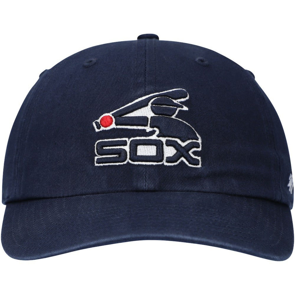 Chicago White Sox 1983 Logo Cooperstown Collection Clean Up Adjustable Hat - Navy | 47 brand