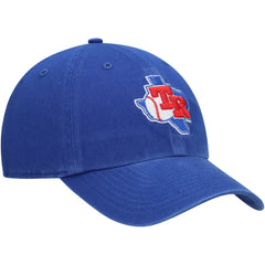 Texas Rangers Team Logo Cooperstown Collection Clean Up Adjustable Hat - Royal | 47 brand