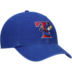 Toronto Blue Jays Team Logo Cooperstown Collection Clean Up Adjustable Hat - Royal | 47 brand