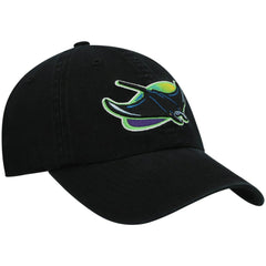 Tampa Bay Rays 2000 Logo Cooperstown Collection Clean Up Adjustable Hat - Black | 47 brand