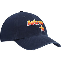 Houston Astros Logo Cooperstown Collection Clean Up Adjustable Hat - Navy | 47 brand