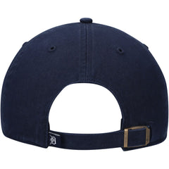 Detroit Tigers Logo Cooperstown Collection Clean Up Adjustable Hat - Navy | 47 brand