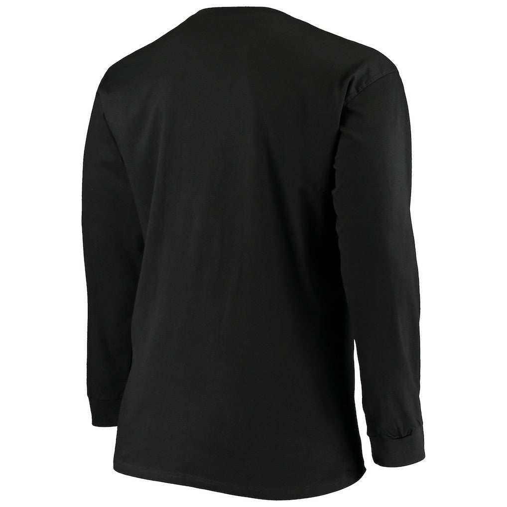 Jacksonville Jaguars Big & Tall Color Pop Long Sleeve T-Shirt - Black cheap