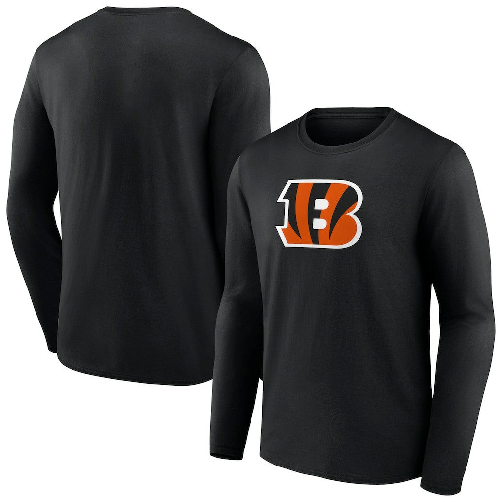 Cincinnati Bengals Primary Team Logo Long Sleeve T-Shirt - Black for sale