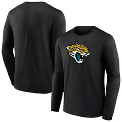 Jacksonville Jaguars Primary Team Logo Long Sleeve T-Shirt - Black discount