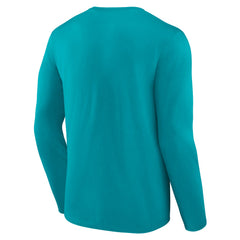 Miami Dolphins Primary Team Logo Long Sleeve T-Shirt - Aqua online