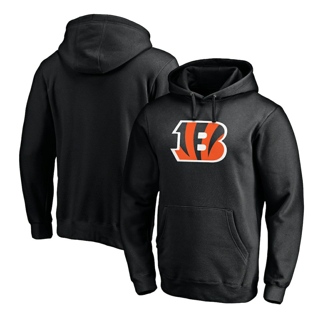 Cincinnati Bengals Primary Logo Fitted Pullover Hoodie - Black sale