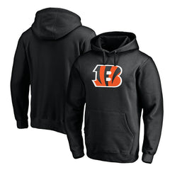 Cincinnati Bengals Primary Logo Fitted Pullover Hoodie - Black sale