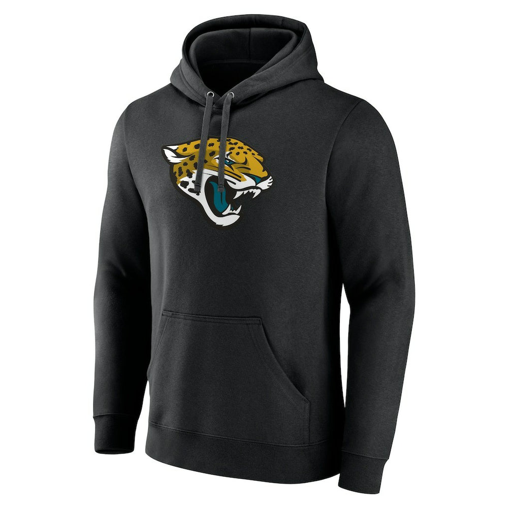 Jacksonville Jaguars Primary Logo Fitted Pullover Hoodie - Black cheap