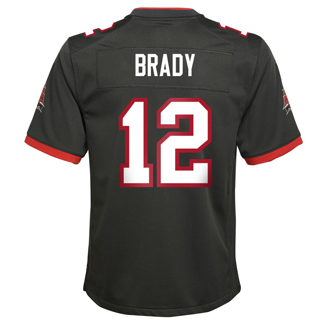 Tom Brady Tampa Bay Buccaneers Youth Alternate Game Jersey - Pewter | Nike discount