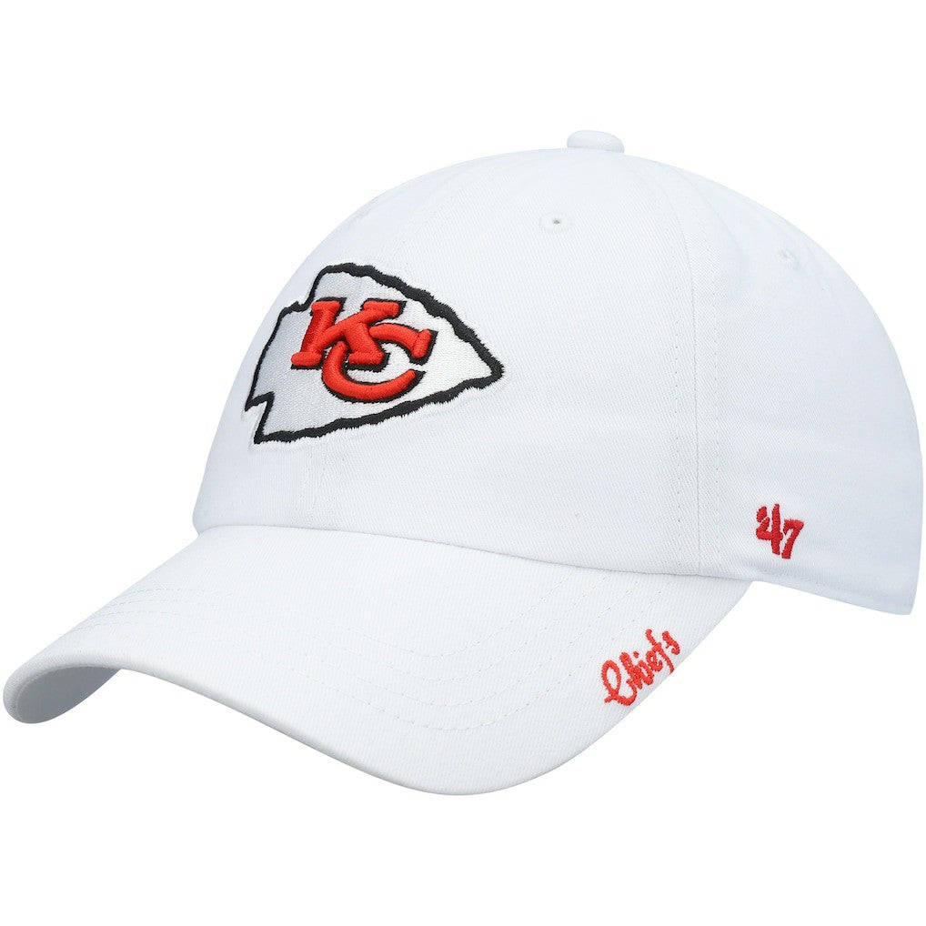 Kansas City Chiefs '47 Women's Miata Clean Up Logo Adjustable Hat - White on sale