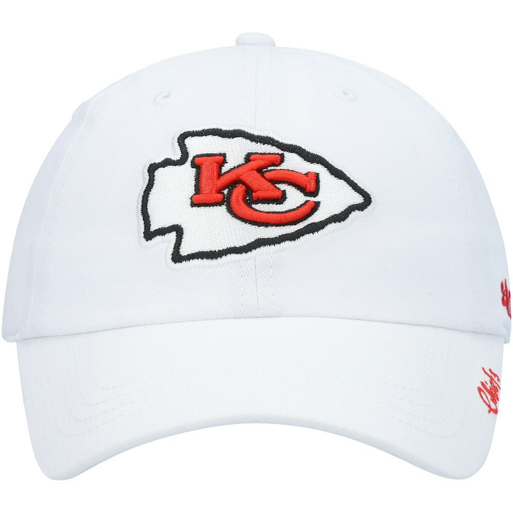 Kansas City Chiefs '47 Women's Miata Clean Up Logo Adjustable Hat - White on sale