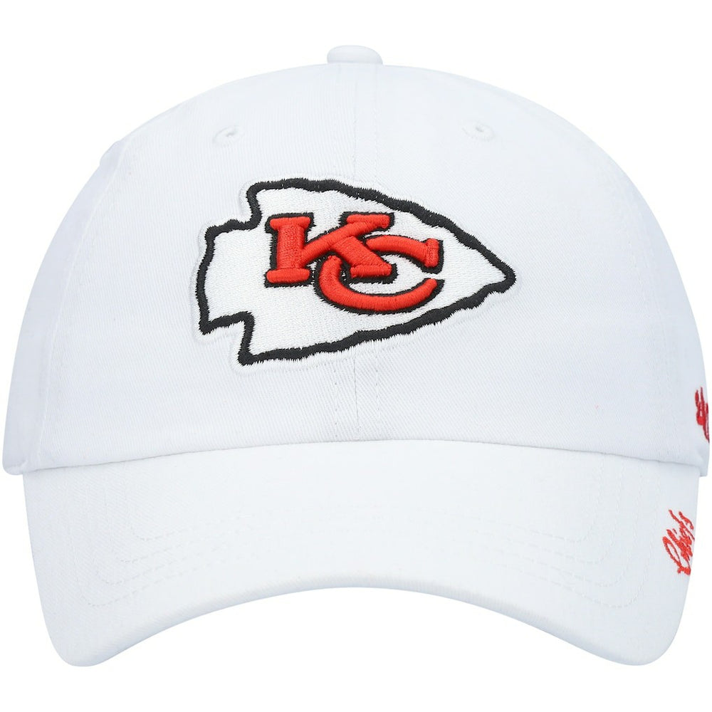 Kansas City Chiefs '47 Women's Miata Clean Up Logo Adjustable Hat - White on sale