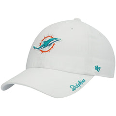 Miami Dolphins '47 Women's Miata Clean Up Logo Adjustable Hat - White on sale