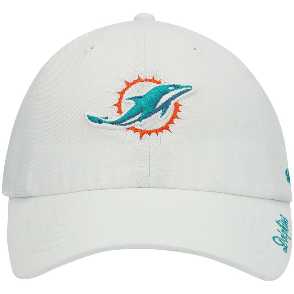 Miami Dolphins '47 Women's Miata Clean Up Logo Adjustable Hat - White on sale