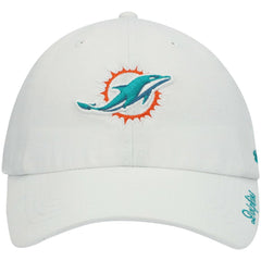 Miami Dolphins '47 Women's Miata Clean Up Logo Adjustable Hat - White on sale