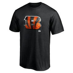 Cincinnati Bengals Midnight Mascot Team Logo T-Shirt - Black on sale