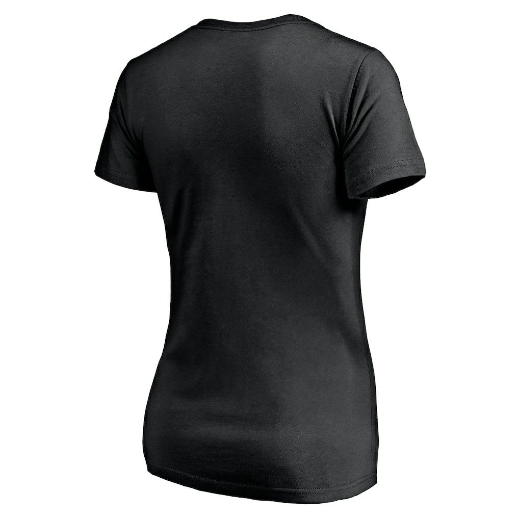 Los Angeles Chargers Women's Midnight Mascot Logo V-Neck T-Shirt - Black outlet