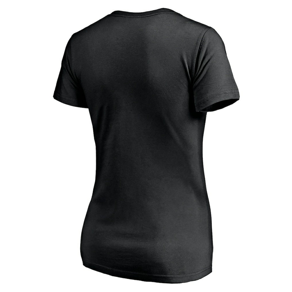 Los Angeles Chargers Women's Midnight Mascot Logo V-Neck T-Shirt - Black outlet