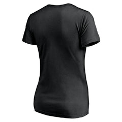 Los Angeles Chargers Women's Midnight Mascot Logo V-Neck T-Shirt - Black outlet