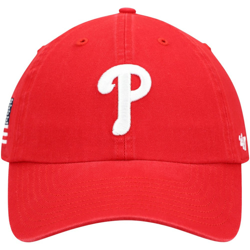 Philadelphia Phillies Heritage Clean Up Adjustable Hat - Red | 47 brand