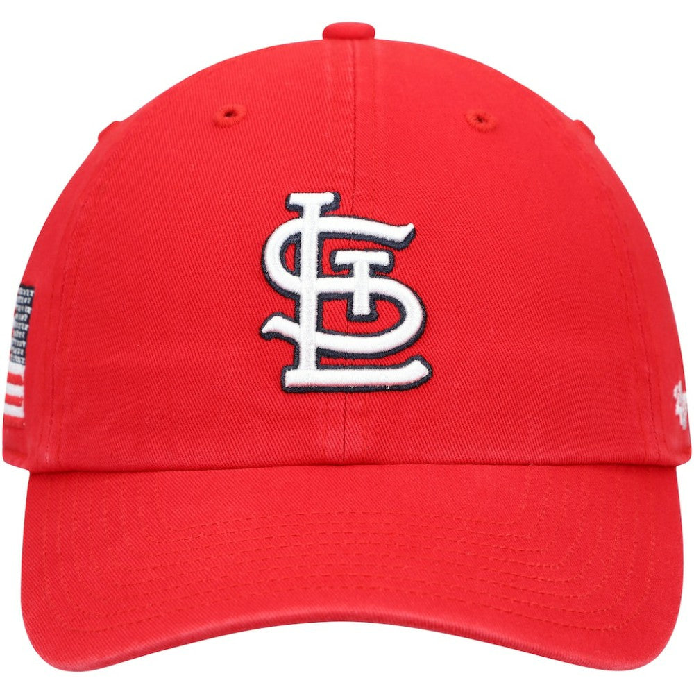 St. Louis Cardinals Heritage Clean Up Adjustable Hat - Red | 47 brand