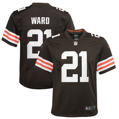 Denzel Ward Cleveland Browns Youth Game Jersey - Brown | Nike online