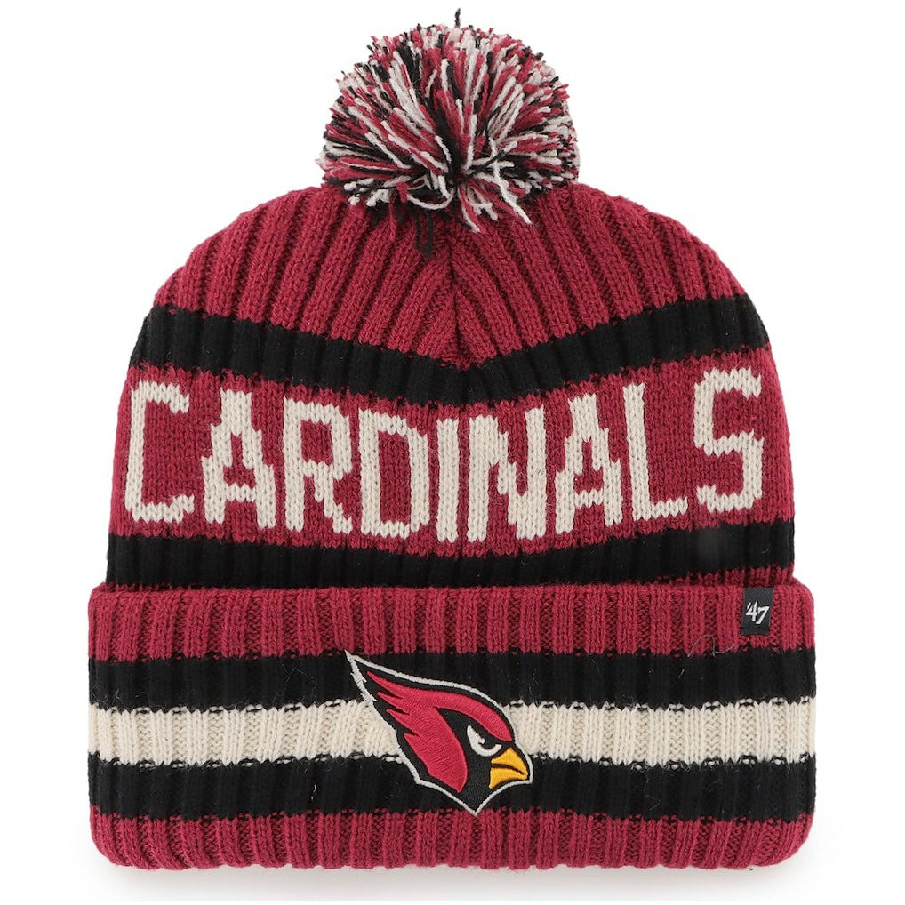 Arizona Cardinals '47 Bering Cuffed Knit Hat with Pom - Cardinal outlet