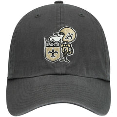 New Orleans Saints '47 Clean Up Adjustable Hat - Charcoal sale