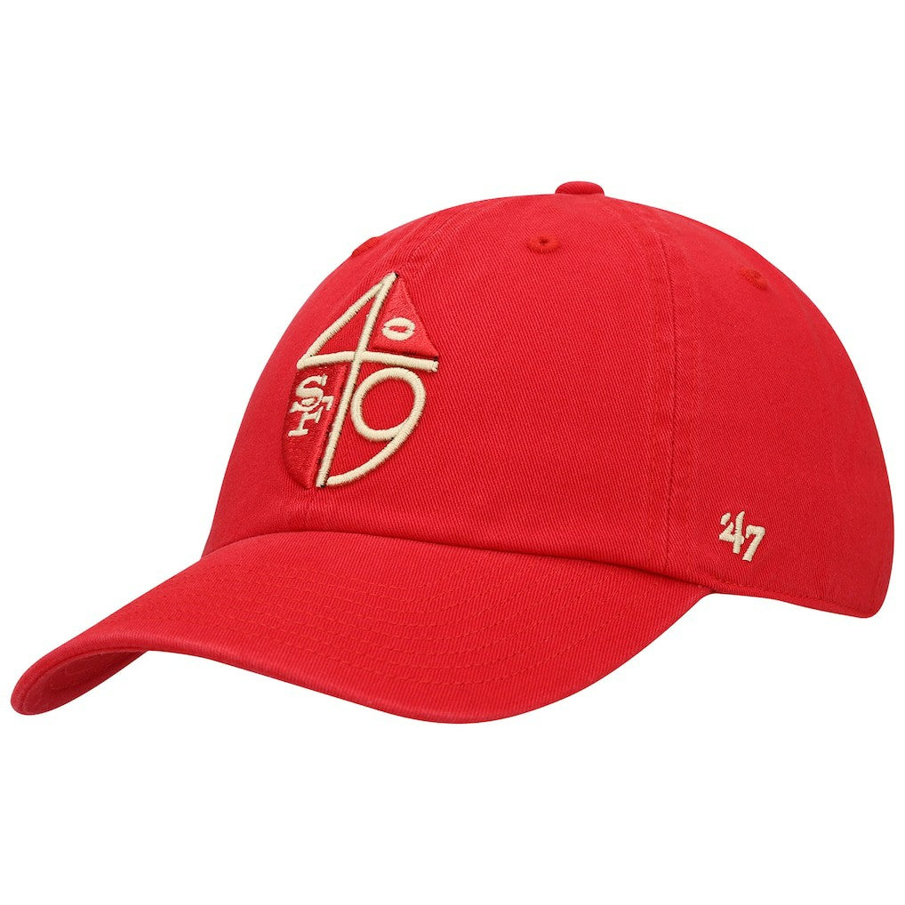 San Francisco 49ers '47 Clean Up Adjustable Hat - Scarlet on sale