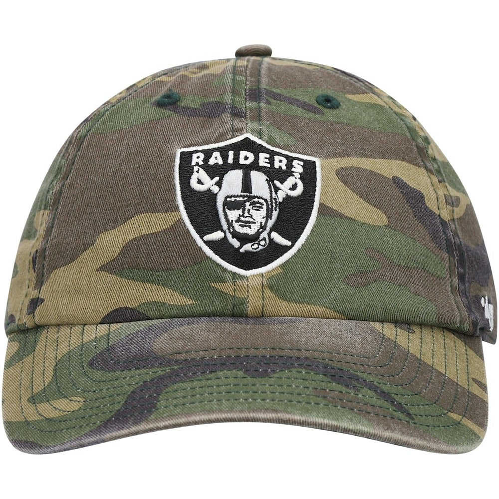 Las Vegas Raiders '47 Woodland Clean Up Adjustable Hat - Camo sale