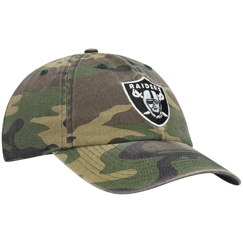 Las Vegas Raiders '47 Woodland Clean Up Adjustable Hat - Camo sale
