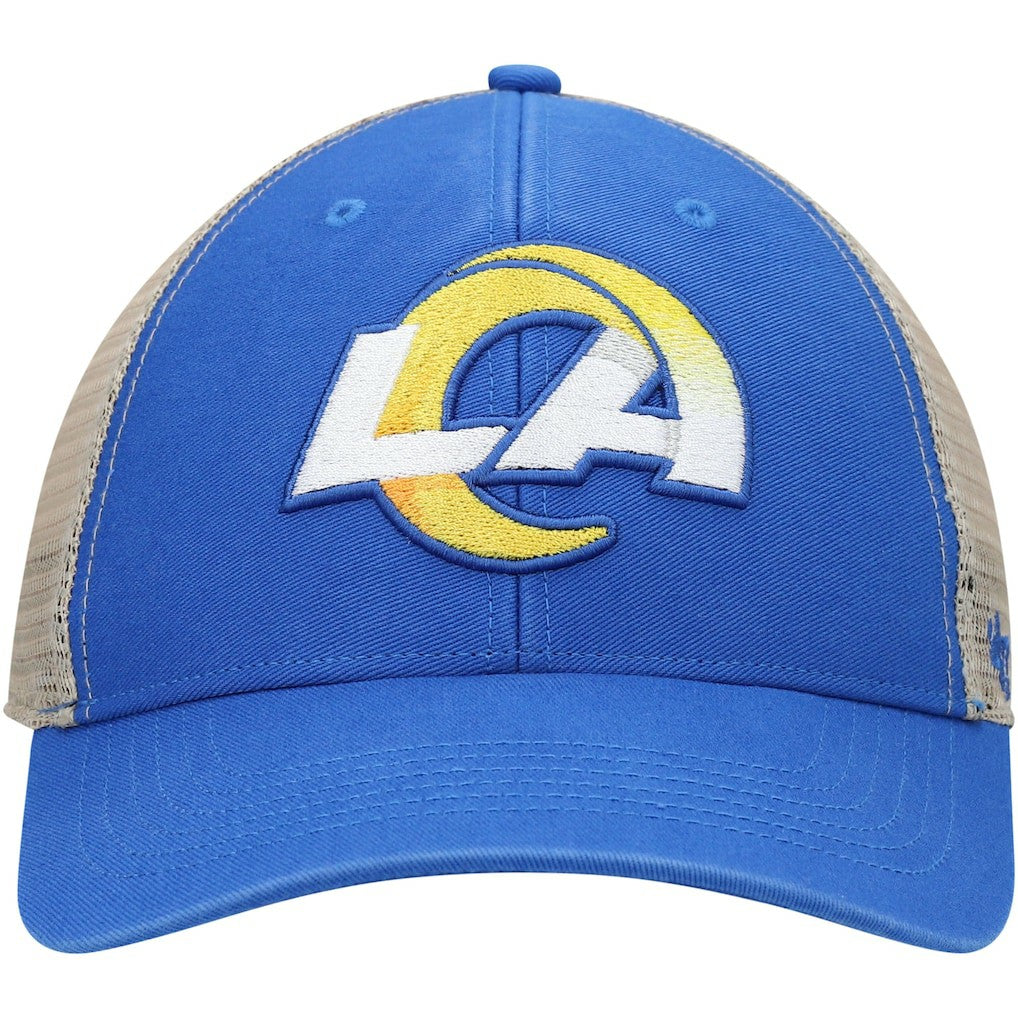 Los Angeles Rams '47 Flagship Logo MVP Snapback Hat - Royal/Natural on sale