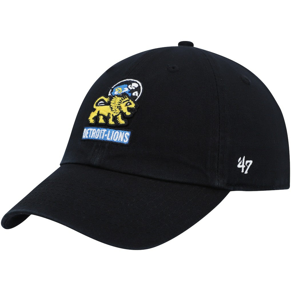 Detroit Lions '47 Clean Up Adjustable Hat - Black discount