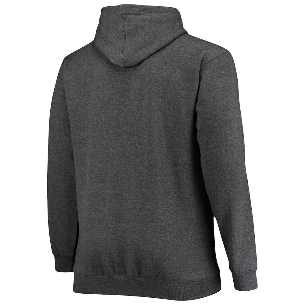 New Orleans Saints Big & Tall Practice Pullover Hoodie - Heathered Charcoal discount