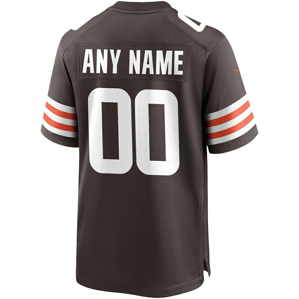 Cleveland Browns Custom Game Jersey - Brown | Nike for sale
