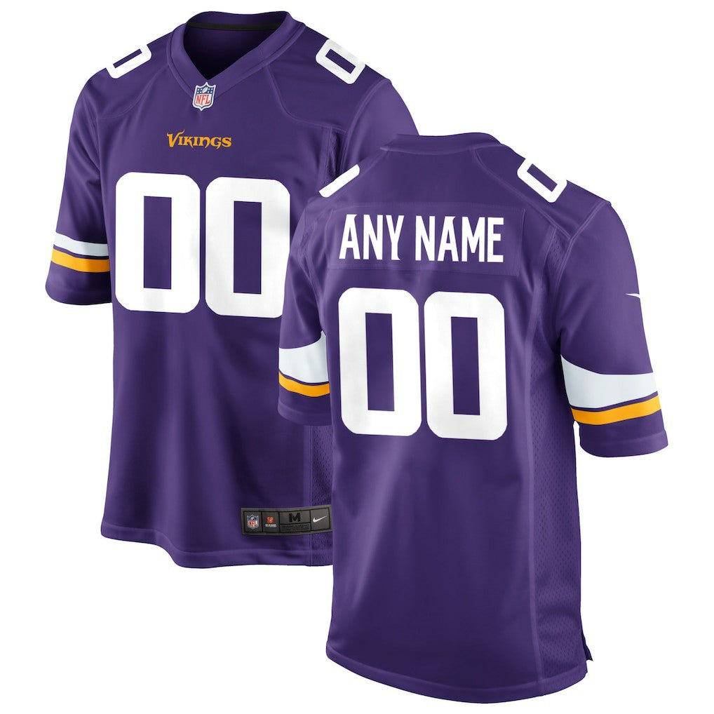 Minnesota Vikings Custom Game Jersey - Purple | Nike cheap