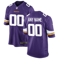 Minnesota Vikings Custom Game Jersey - Purple | Nike cheap