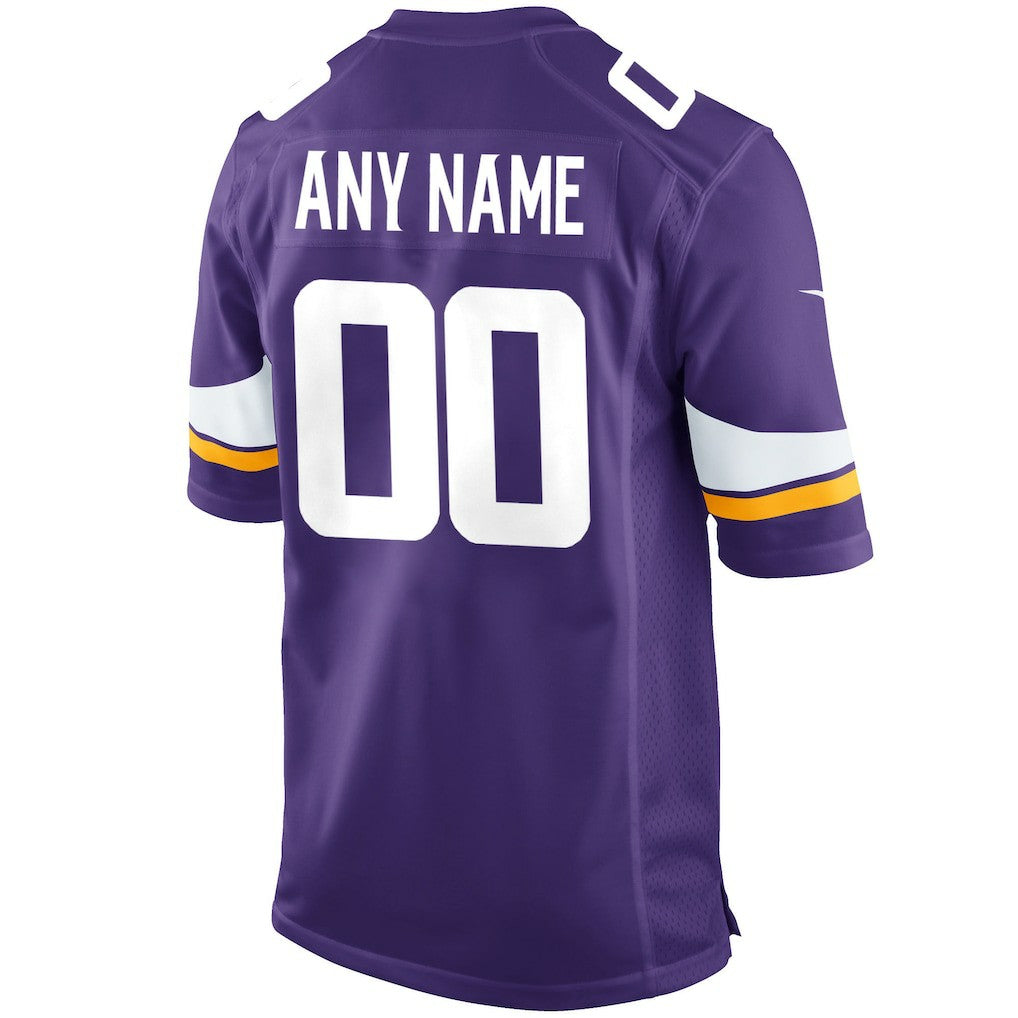Minnesota Vikings Custom Game Jersey - Purple | Nike cheap