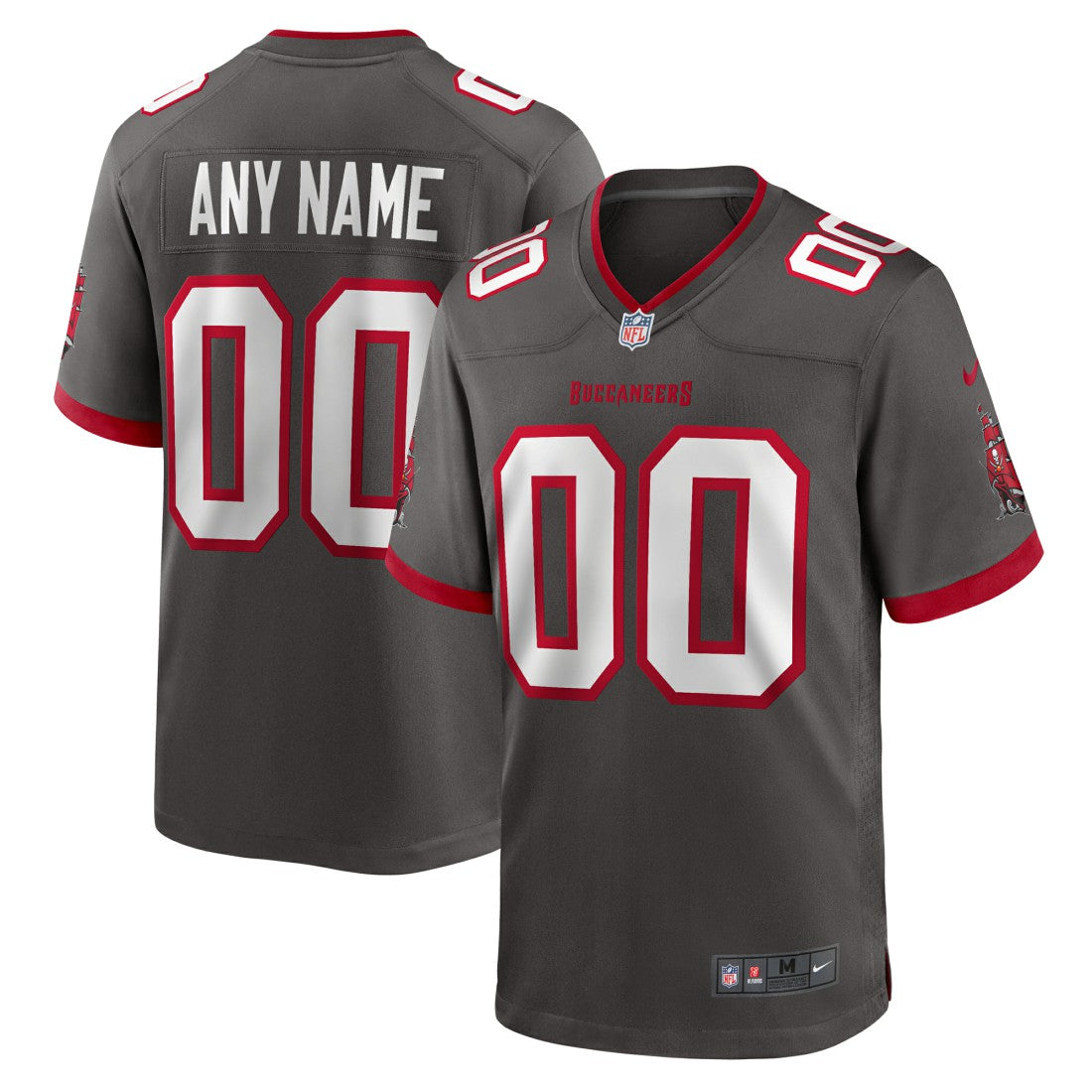 Tampa Bay Buccaneers Alternate Custom Game Jersey - Pewter | Nike outlet