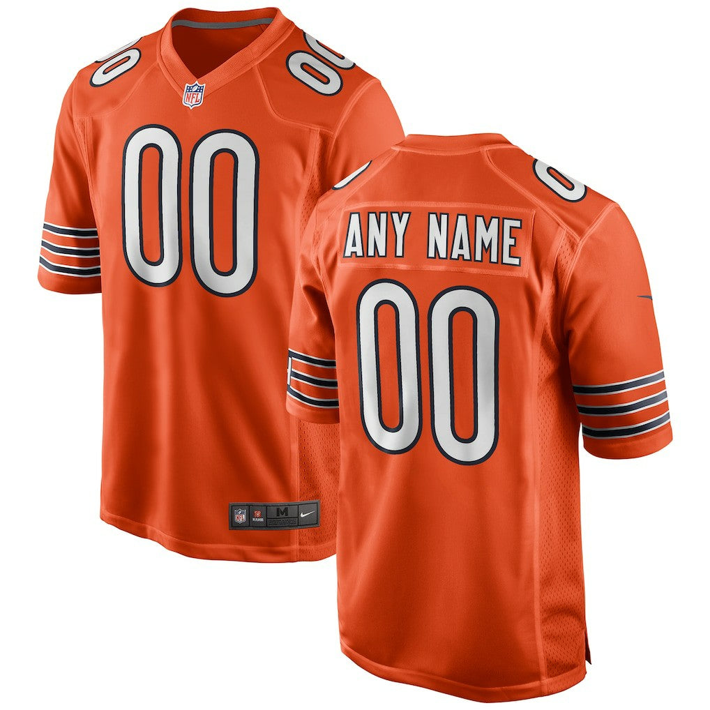 Chicago Bears Alternate Custom Game Jersey - Orange | Nike cheap